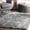 Grey, variant on nuLOOM Cloud Shag Area Rug, 5' x 5', Square, Cloud Grey
