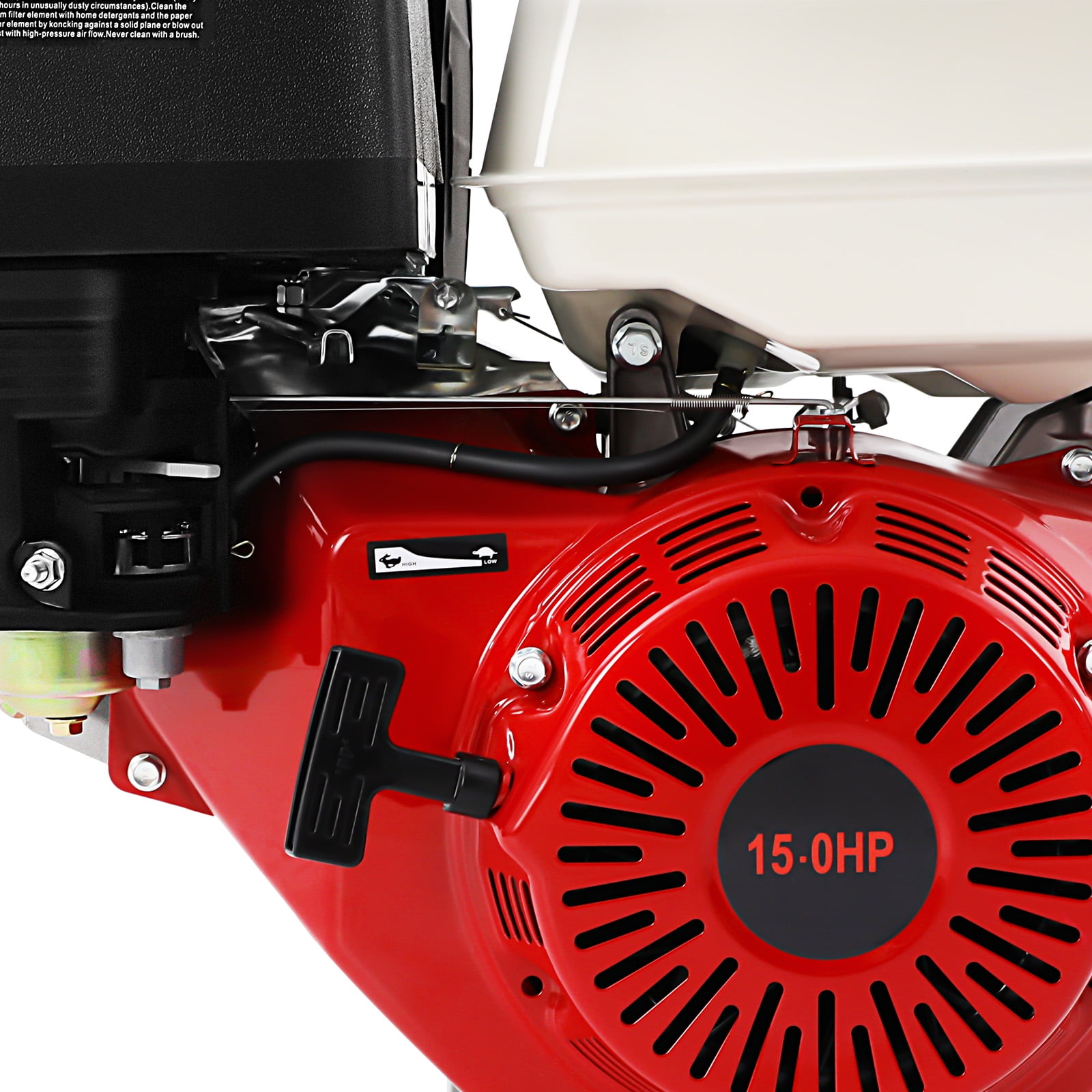 15HP 420cc Gasoline Engine - 4-Stroke OHV Motor with 9700W Power for Generators, Pumps & Farm Equipment