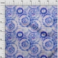 thumbnail image 3 of oneOone Velvet Medium Blue Fabric Tie Dye Fabric For Sewing Printed Craft Fabric By The Yard 58 Inch Wide, 3 of 7