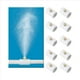 thumbnail image 2 of Nebulización con Boquilla Nebulización PVC 20 Piezas 1/2 Pulgada para Acoplamiento Señor Patio Al Aire Libre Sección Dividida PVC con Boquilla Nebulización, 2 of 7