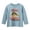 Royal Blue, variant on Boys Long Sleeve Shirts Dinosaur Graphic Tees Crew Neck Tshirts Casual Tops for Kids School Play Daily Wear