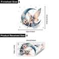 thumbnail image 4 of Adhesivos de pared con forma de hada y luna, mariposa, hada con media luna, 4 of 4