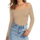 thumbnail image 2 of Xishao Womens Off Shoulder Short Sleeve/Long Sleeve Tops T Shirt Bodysuit Jumpsuit Xishao ropa, 2 of 2