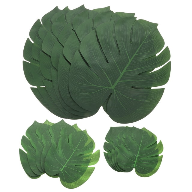 36pcs Monstera Playmats Festival Plamits Plamits Tailning Mapas de comedor aislados para casa