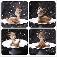 thumbnail image 3 of Figura de reno, alce, ciervo, figura de animal navideño, figura decorativa, figura navideña, 3 of 5