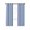 Purple Blue, variant on Blue Purple Stripe Blackout Curtains, Light Blocking Print Window Curtains, Gradient Geometric Vertical Striped Thermal Insulated Window Drapes for Living Room Kitchen Cafe 2 Panels, 104"W x 52"L