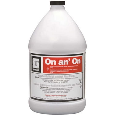 Spartan Chemical Co. 407304 On an' On 1 Gallon Floor Finish White