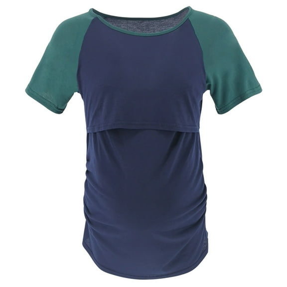 breaise Nursing Tops for Breastfeeding,Women Maternity Tunic Shirt Soft Comfort Double Layer Summer Nursing Workout Tshirt Mama's Pregnancy Clothes 2025 Trendy