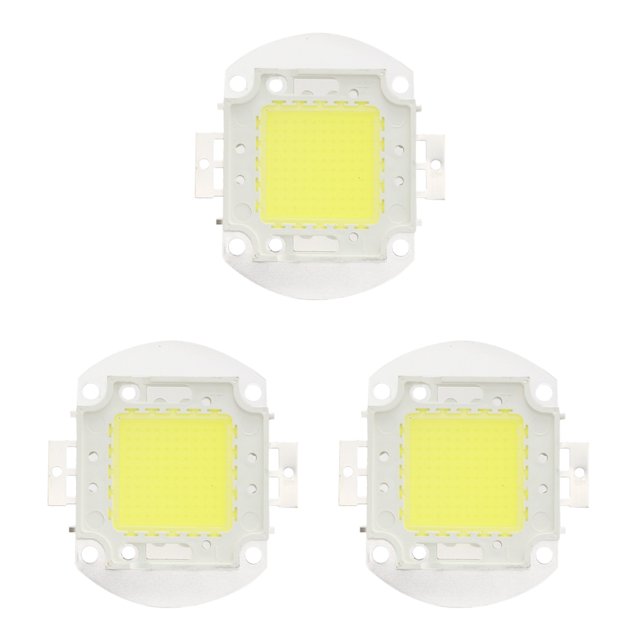 3X 100W 7500LM 6500K DC32-34V Bombilla LED Alta Potencia Luz Blanco