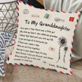 thumbnail image 4 of Moyic Funda de almohada de piel de melocotón con letras, 45x45cm, diseño personalizado, funda de almohada decorativa, funda de cojín para Decoración del hogar GM a Granddor, 4 of 6
