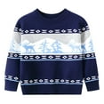 thumbnail image 2 of EGNMCR Ugly Christmas Sweaters Funny Kids Boys Girls Fashion Round Neck Pullover Classic Sweater, 2 of 5
