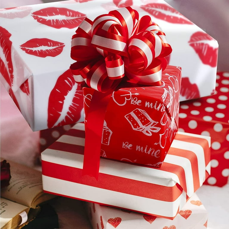  Valentines Tissue Paper Sheets Bulk 80 Sheets 20 * 20inch Per  Sheet 8 Designs 10 Sheets Each Design Pattern Printed for Boxes,Wrapping  Bags and Wine Bottles : Health & Household