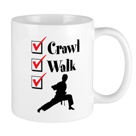 

CafePress - Crawl Walk Karate - Ceramic Coffee Tea Novelty Mug Cup 11 oz