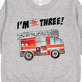thumbnail image 3 of Inktastic I'm 3 Fire Truck 3rd Birthday Toddler Sweatshirt, 3 of 4