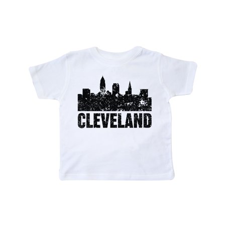 

Inktastic Cleveland Skyline Grunge Gift Toddler Boy or Toddler Girl T-Shirt