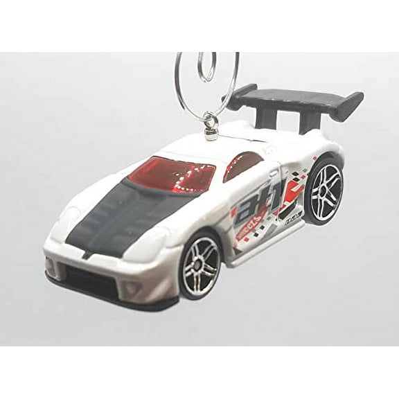 Christmas Ornament for Tooned Toyota MR2 White Black Red