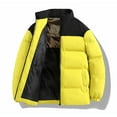 thumbnail image 3 of Aofany Men Winter Coat Full Zip Long Sleeve Outerwear Color Block Long Sleeve Winter Down Puffer Jacket, 3 of 3