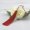1# Red, variant on 10cm Tassel Trim Pendant Jewelry DIY Earring Alloy Hollow Flower Hat tassel-6# gray