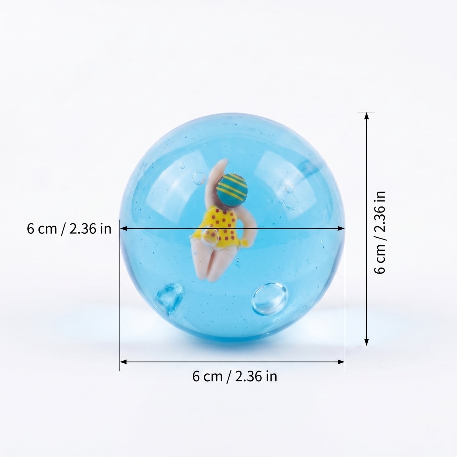 Round Pool Squishy Ball – Soft Slow Rising Sensory Fidget for Anxiety Relief, Random Color Water Themed Decompression Tool