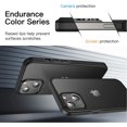 thumbnail image 2 of Casus Frosted Matte Silicone Frame Shockproof Case for iPhone 13 - Black, 2 of 6