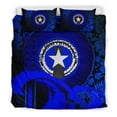 thumbnail image 1 of Juego de funda nórdica Islas Marianas del Norte - Hibiscus y Wave Blue, 1 of 3