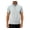 Sky Blue, variant on VSSSJ T-Shirts for Men Quarter Zipper Short Sleeve Stand Collar Workout Shirt Loose Gym Fitness Athletic Lightweight Cycling Shirts Khaki 6XL