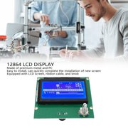3D Printer LCD Display Screen 12864 Blue Control Panel with Ribbon Cable for 3S 3X 3D Printer Easy Installation