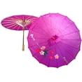 thumbnail image 3 of TJ Global PACK OF 2 Japanese Chinese 33" Umbrella Parasol For Wedding Parties, Photography, Costumes, Cosplay, Decoration And Other Events - 2 Umbrellas (Purple), 3 of 4