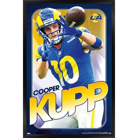 NFL Los Angeles Rams - Cooper Kupp 22 Wall Poster 22.375 x 34 Framed