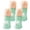 Mint Green, variant on 4Pcs Cute Cartoon Dog Rain Boots - Waterproof Rubber Puppy Shoes with Adjustable Straps - Non- Pet Footwear for Small & Medium Dogsï¼Blueï¼Sï¼
