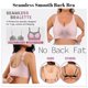 thumbnail image 4 of Sujetador deportivo sin aros ajustable color nude para mujer - Sin aros de acero, tallas grandes, 4 of 8