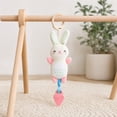 thumbnail image 5 of Plumora Plush Animal Teether Wind Chime Toy - Hanging for Car Seat, Stroller, and Crib, Soft Stuffed Figurine with Rattle, Soothes Gums, Great Baby Car Toy, Non-Toxic., 5 of 6