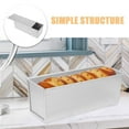 thumbnail image 4 of Loaf Tin Aluminum Alloy Non-Stick Bread Baking Pan 1Pack 13X4.5X4.5in, 4 of 9