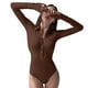 thumbnail image 3 of Body de manga larga para mujer, Body de manga larga para mujer Body de solapa para mujer Body con botones para mujer Solución innovadora, 3 of 6