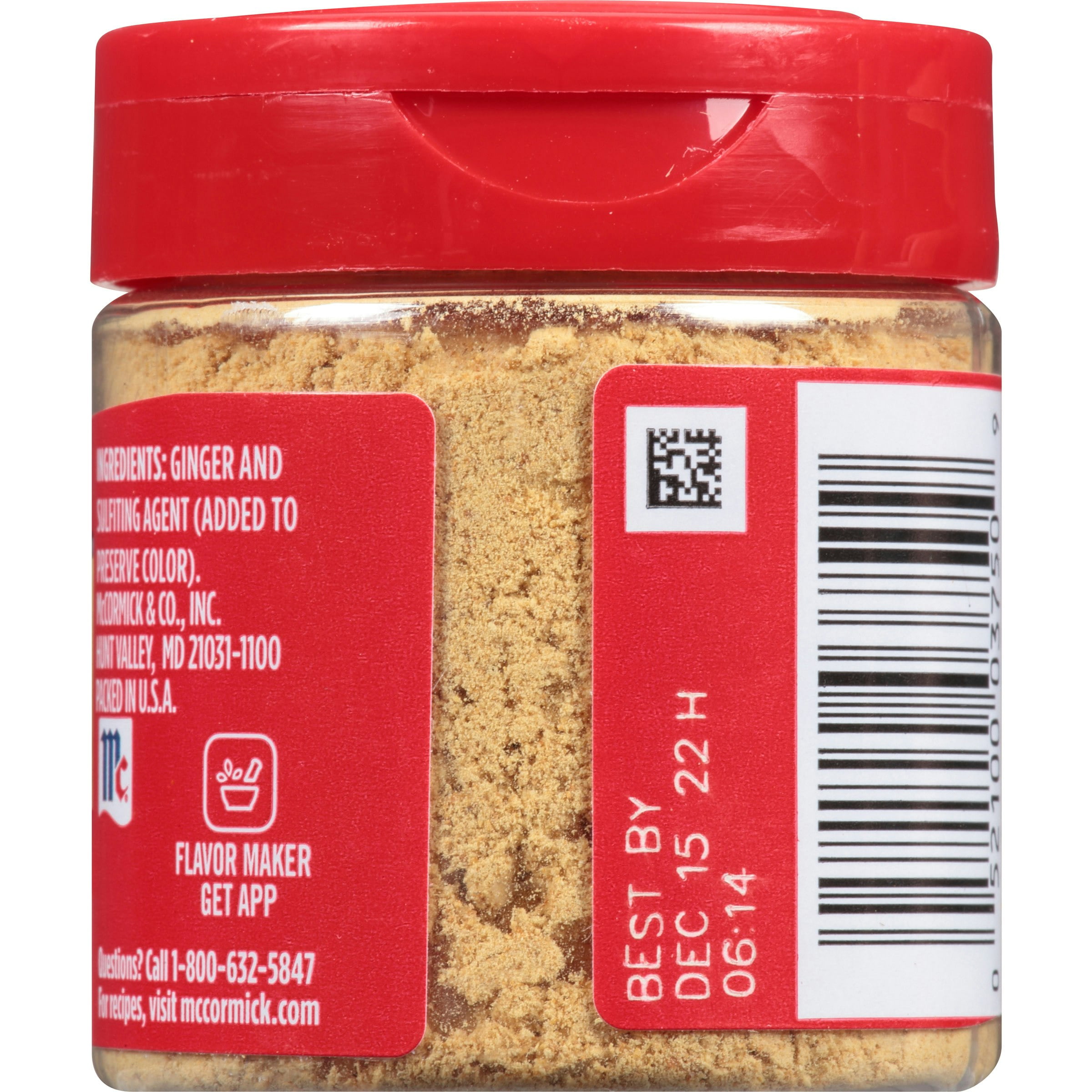 McCormick Ground Ginger 0.7 oz (Pack Of 12)
