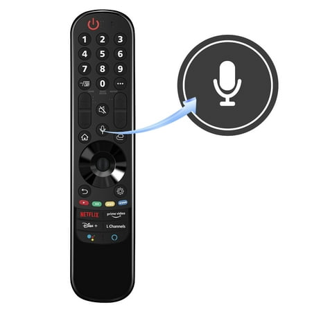 VINABTY MR21GA Voice Replace Remote Control fit for LG TV OLED48A1PUA OLED55A1PUA OLED65A1PUA OLED65C1PUB OLED48C1PUB OLED65C1PUB OLED77C1PUB OLED83C1PUA OLED65G1PUA OLED55G1PUA OLED77G1PUA