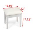 Organizedlife Square Dressing Table Stool, High Elastic | FindTheDeal