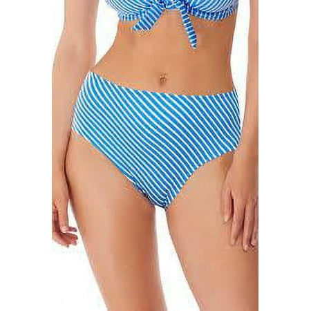 Freya Beach Hut High Waist Bikini Brief Swim Bottom Blue Moon