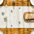 thumbnail image 3 of Brown Floral Leaves Spring Table Runner, Seasonal Summer Tablecloth Kitchen Dining Table Decoration for Home Party Decor, 3 of 7