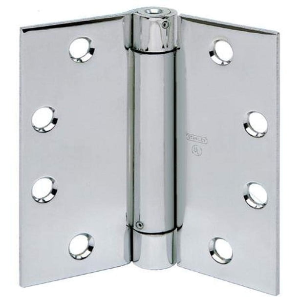 Bisagra para puerta STANLEY 2060R 3,5 x 3,5 US4 STL Spring, latón satinado