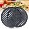 thumbnail image 2 of VALINK Pizza Pan Non-Stick Carbon Steel With Holes Round Baking Tray for Home Kitchen, 2 of 7