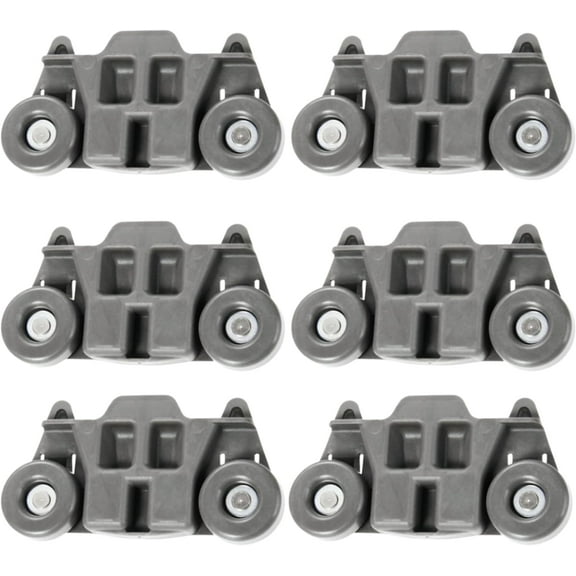 Scaroo W10195416V Dishwasher Wheel Dish Rack Roller for Maytag 6-Pack