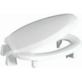 thumbnail image 3 of inch Raised Toilet Seat for Seniors  Elongated  Closed Front with Cover  Plastic, 3 of 6