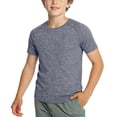 thumbnail image 2 of Zpanxa Girls Athletic Shirts Solid Color Round Neck Short Sleeve Sporty Tee Polyester Top 11-12 Years, 2 of 5