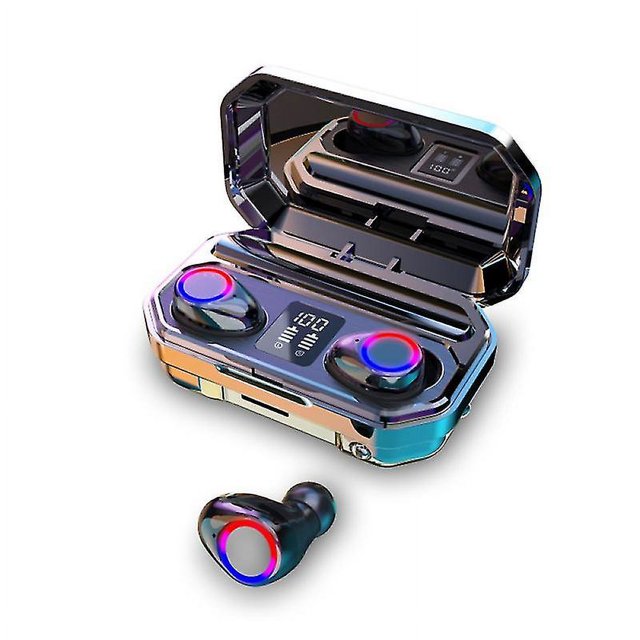 Auriculares estéreo Hifi inalámbricos Bluelans M12, compatibles con bluetooth 5,0, con caja de carga Digital Led
