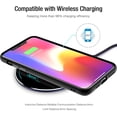 thumbnail image 4 of Wireless Charger Thin Aviation Aluminum Computer Numerical Control Technology Fast Charging Pad Navy Blue (NO AC Adapter), 4 of 7