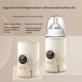 thumbnail image 2 of Osfvolr USB Multifunctional Capacity Baby Feeding Bottle Smart Temperature Control Warmer Screen Baby Bottle Warmer Sleeve 6000, 2 of 7