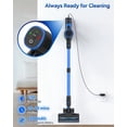 thumbnail image 6 of Homadio V50 Cordless Vacuum Cleaner, 45-Min Runtime, Powerful Suction, Pet Hair Removal, Lightweight Stick Vacuum for Home Cleaning, 6 of 8