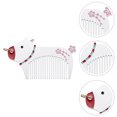 thumbnail image 3 of 1Pc Ox Year Alloy Comb Lovely Creative Hairdressing Comb Chic New Year Gift, 3 of 8