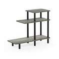 thumbnail image 1 of Furinno Turn-N-Tube 3-Tier Sofa Side Table, French Oak Grey & Black, 1 of 1